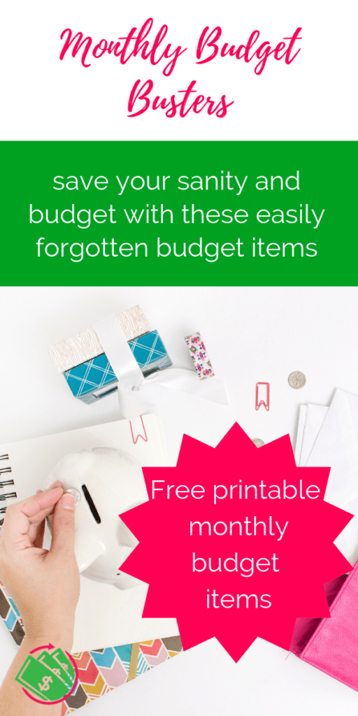 12+ Monthly Budget Busters List That Will Save Your Sanity and Budget