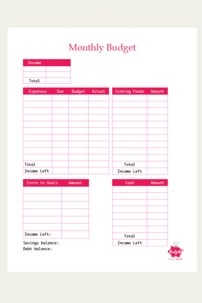 The Most Effective Free Monthly Budget Templates That Will Help You ...